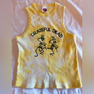 Target Grateful Dead Tie Dye Tank Yellow